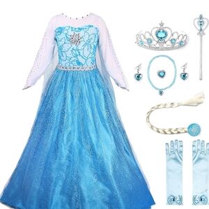 Blue Princess Costume Set for Kids